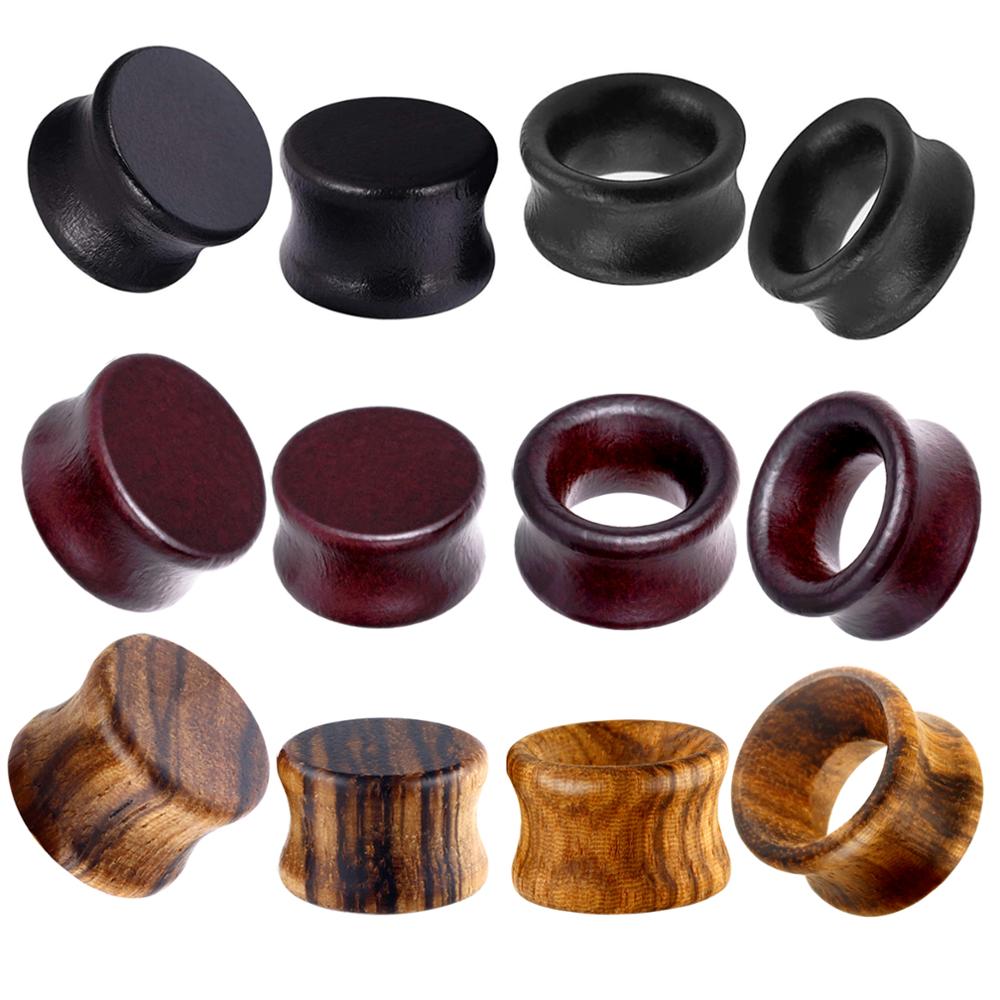 Body Jewelry Gauges - JUNLOWPY 2G 0G 00G Gỗ Thịt