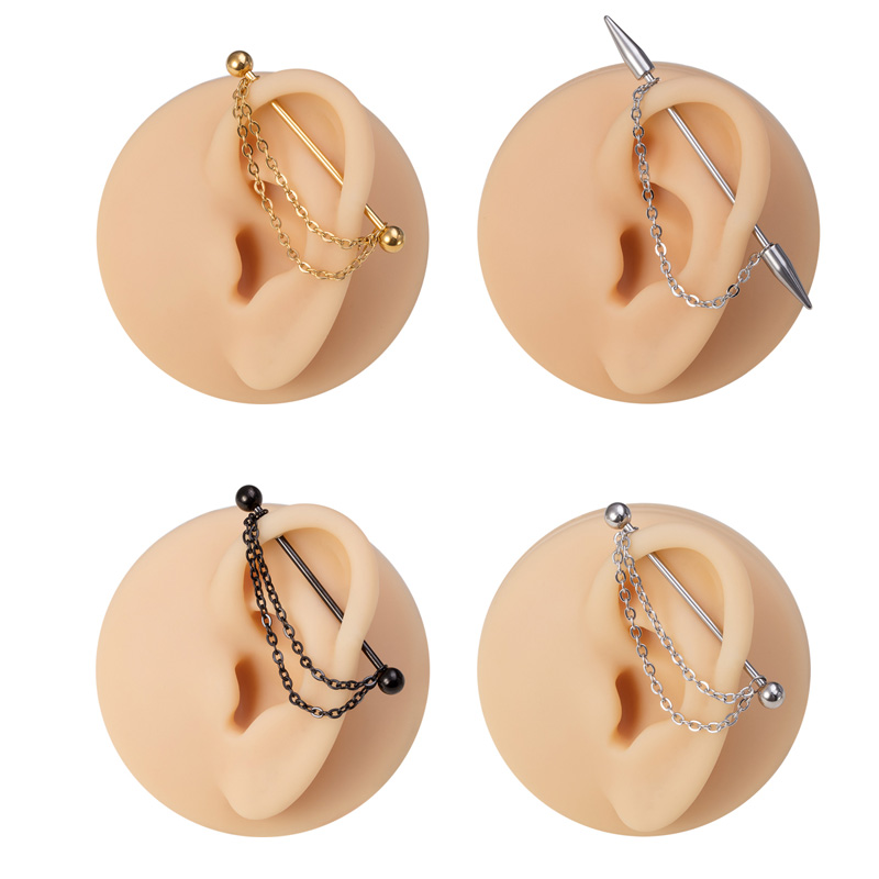 1Pc Công Nghiệp Piercing Barbe - đánh giá và giá Industrial Barbell Long