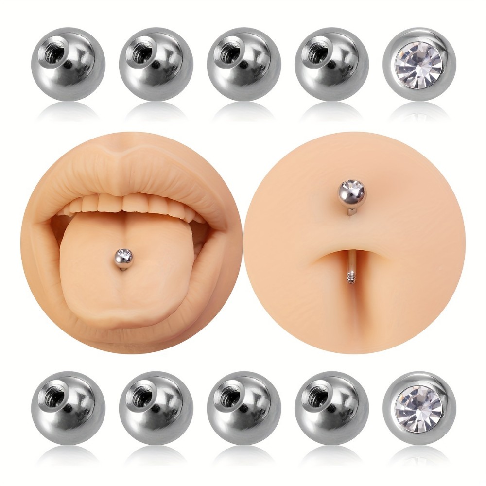 10pcs Piercing Balls 3mm 5mm S - đánh giá và giá Body Jewelry In Store