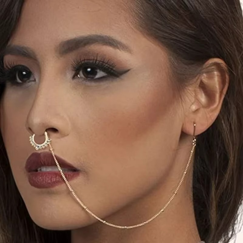 1Pc/Set Yellow Gold Fake Septu - đánh giá và giá Yellow Body Jewelry