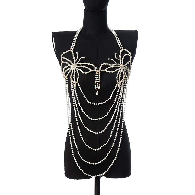 Pearl Dress Chain Fashion Simp - đánh giá và giá Body Jewelry Dress