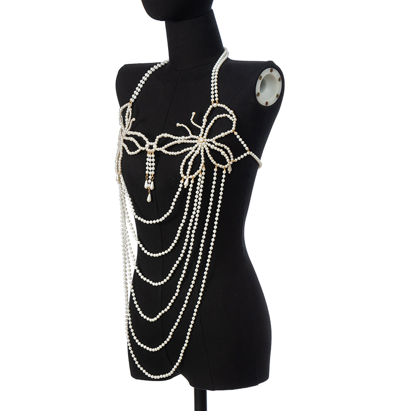 Pearl Dress Chain Fashion Simp - đánh giá và giá Body Jewelry Dress