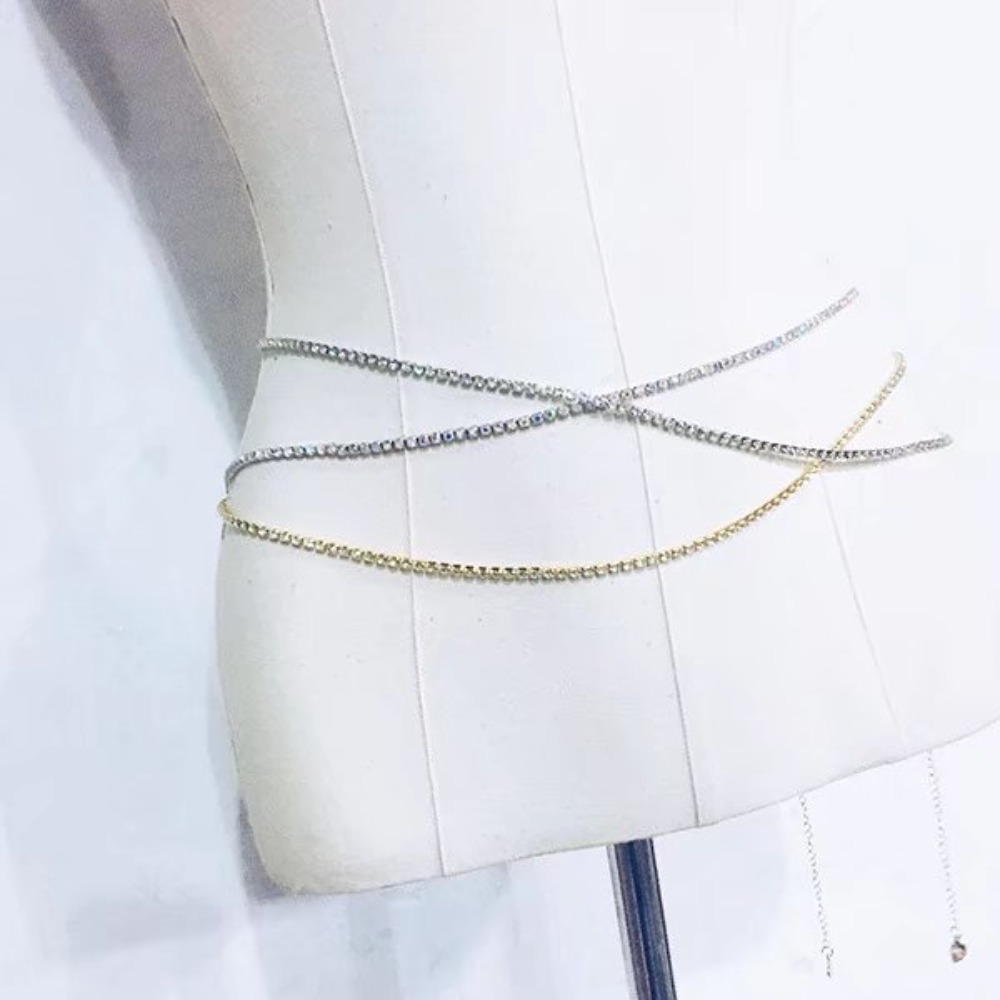 Sexy Fashion Shiny Water Drill - đánh giá và giá Body Chain Jewelry