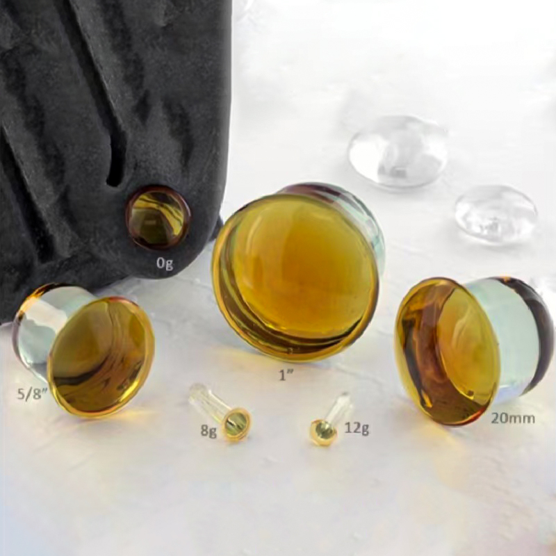1Pair 1.6-16mm Top Quality Yel - đánh giá và giá Yellow Body Jewelry