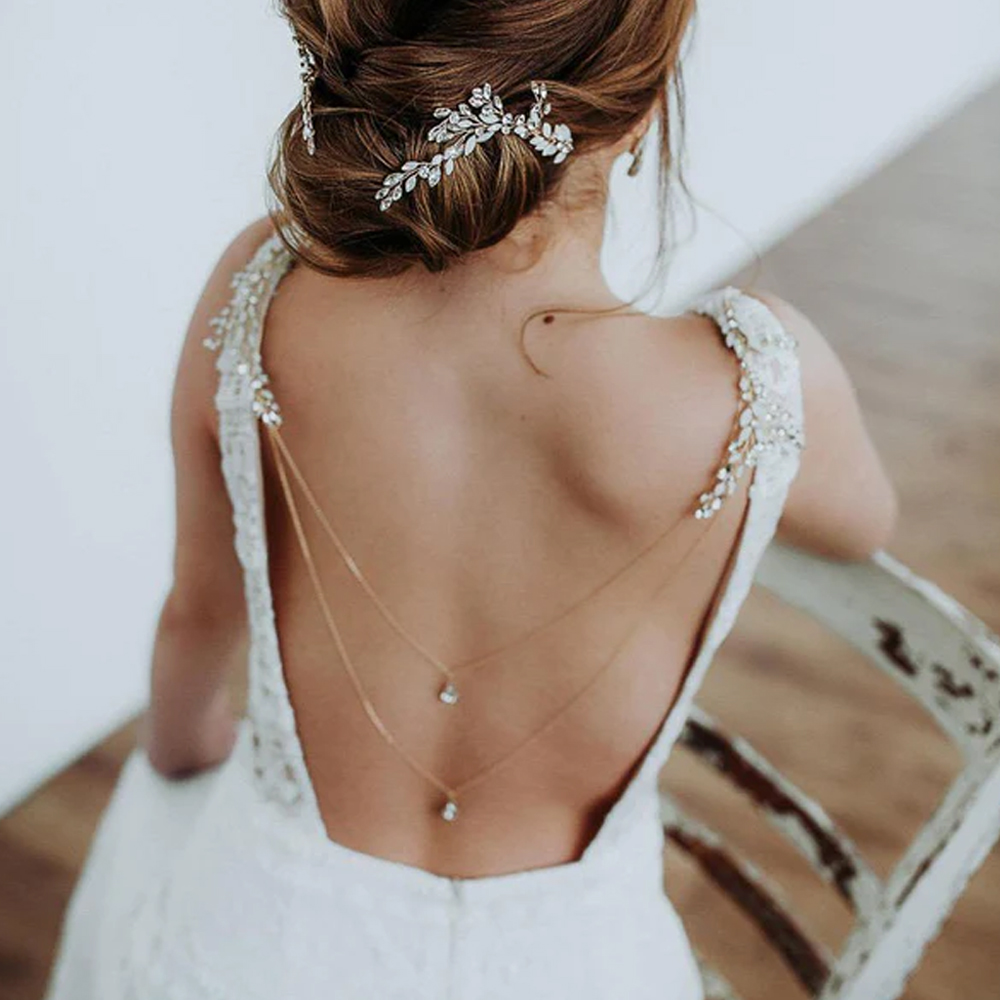 Zircon Tassel Pendant Back Cha - đánh giá và giá Body Jewelry Dress