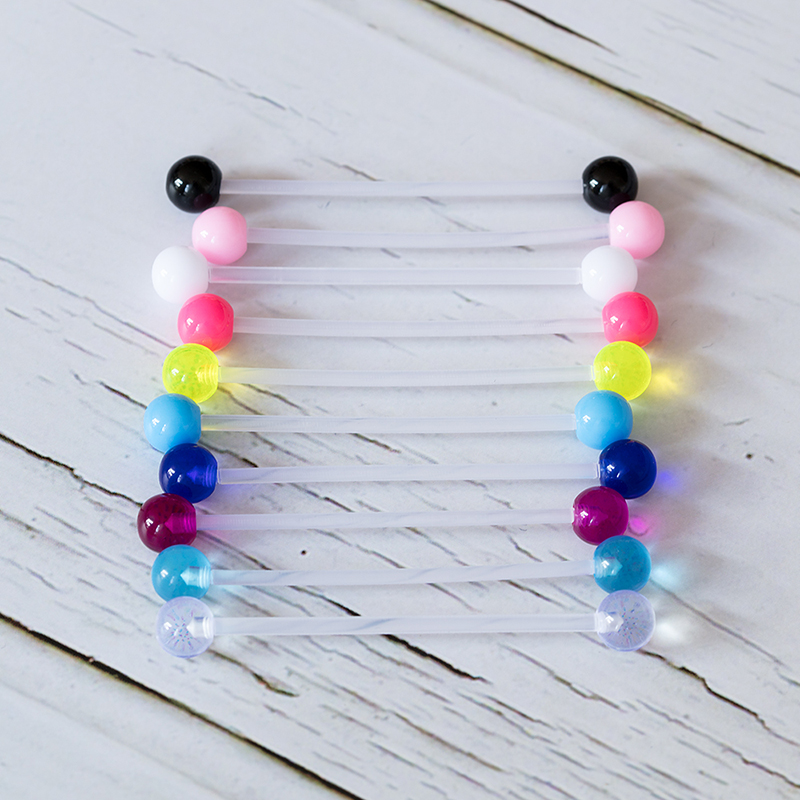 10-50 Con Acrylic Sụn Bông Tai - đánh giá và giá Industrial Barbell Long
