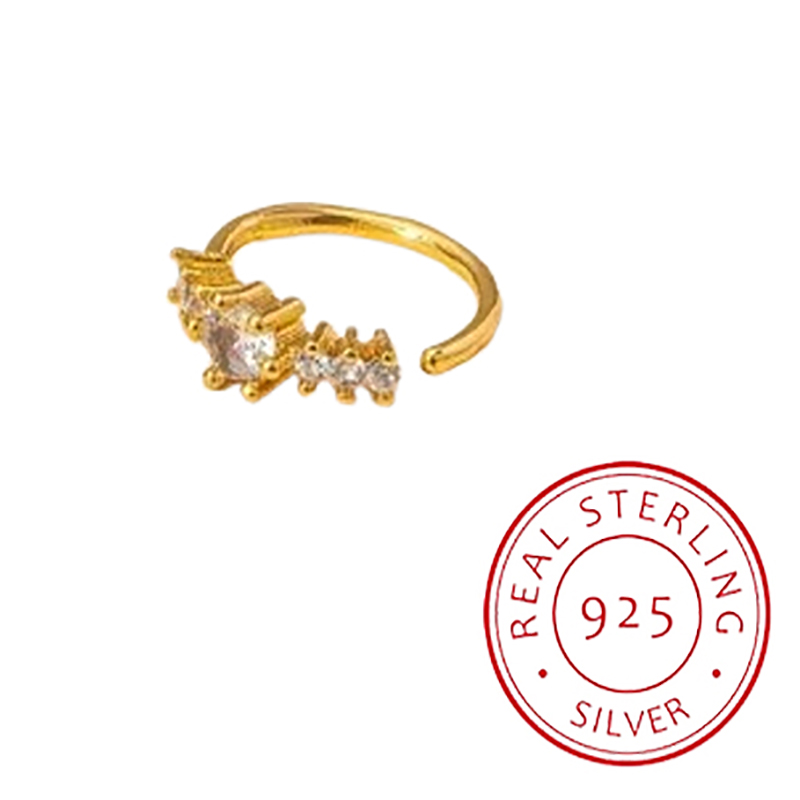 Simple Single Row Geometric S9 - đánh giá và giá Yellow Body Jewelry