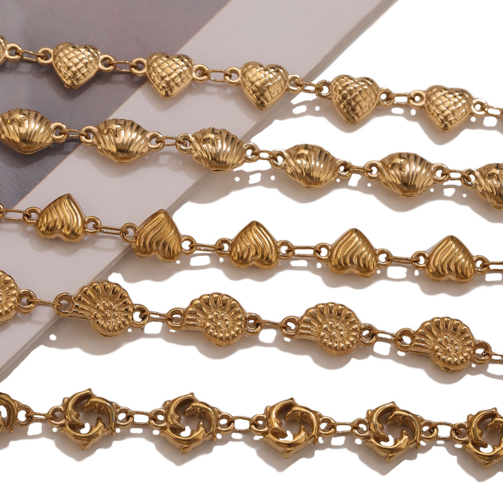 1M PVD Gold Stainless Steel He - đánh giá và giá Body Chain Jewelry