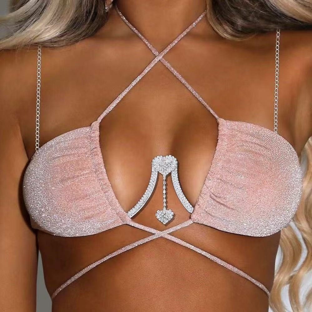 Luxury Heart Chest Support Bod - đánh giá và giá Body Jewelry Dress