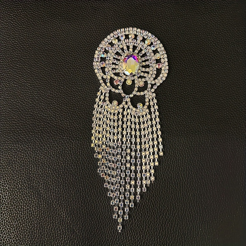 Large Size Waterdrop Tassel Di - đánh giá và giá Body Jewelry Dress