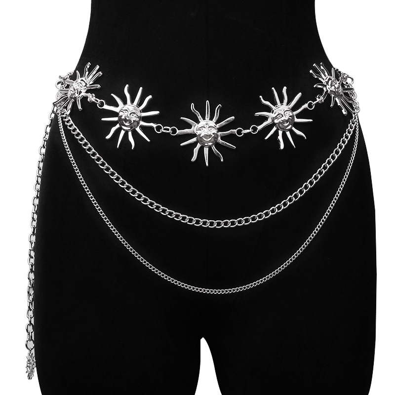 Chunky Multilayer Punk Gothic  - đánh giá và giá Body Chain Jewelry