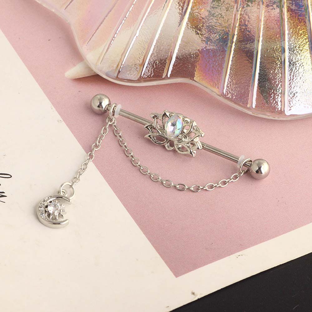 Piercing Punk Style Heart Pend - đánh giá và giá Industrial Barbell Long