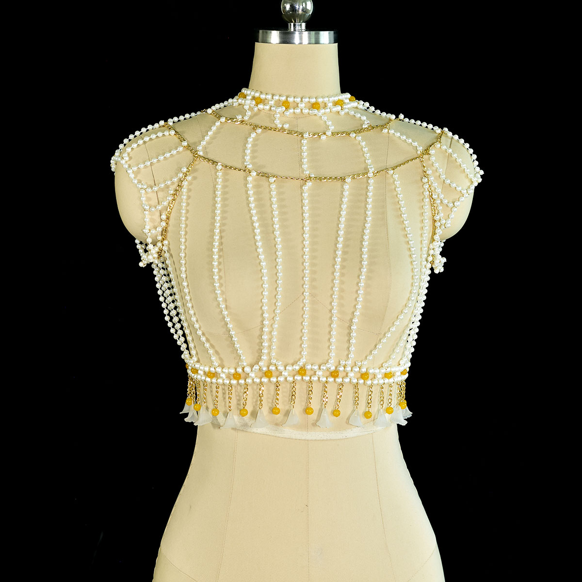 Elegant Fashion Ornate Imitati - đánh giá và giá Yellow Body Jewelry