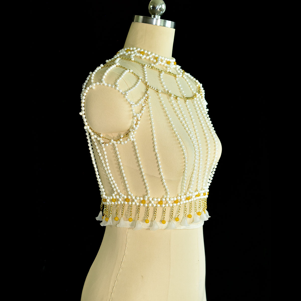 Elegant Fashion Ornate Imitati - đánh giá và giá Yellow Body Jewelry