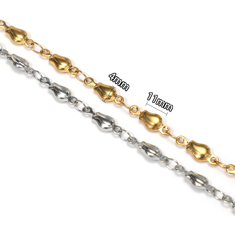 1 Meter Stainless Steel Flower - đánh giá và giá Body Chain Jewelry