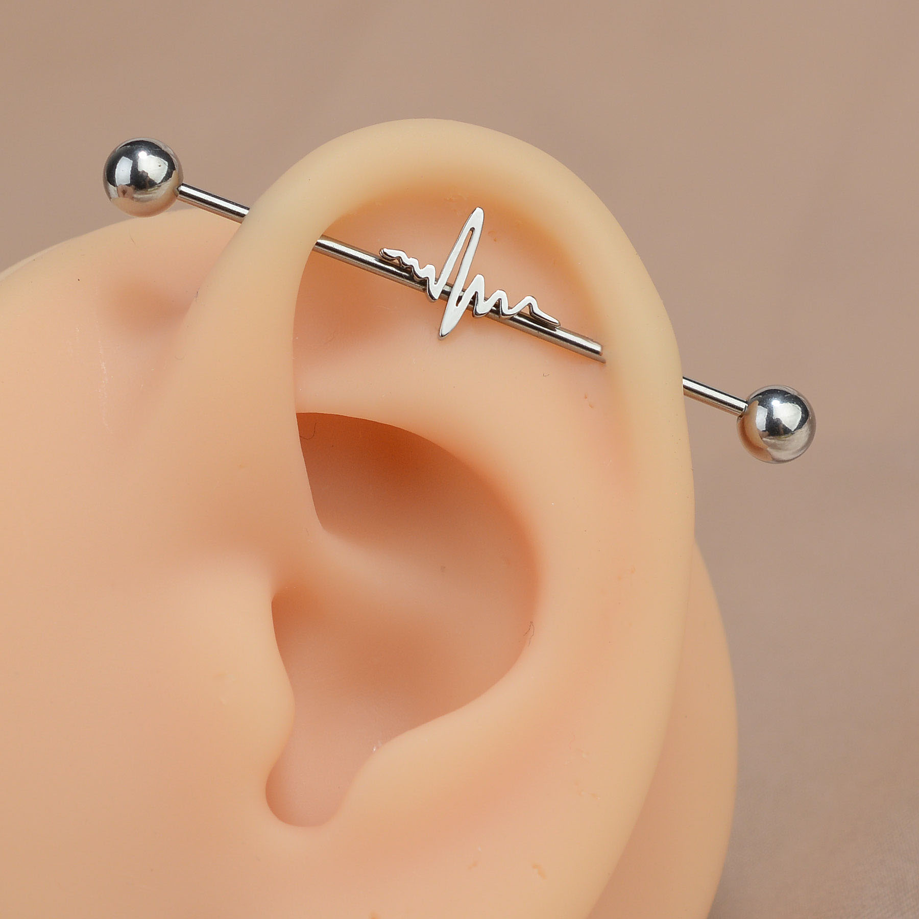 1PC 16G Stainless Steel Long I - đánh giá và giá Industrial Barbell Long