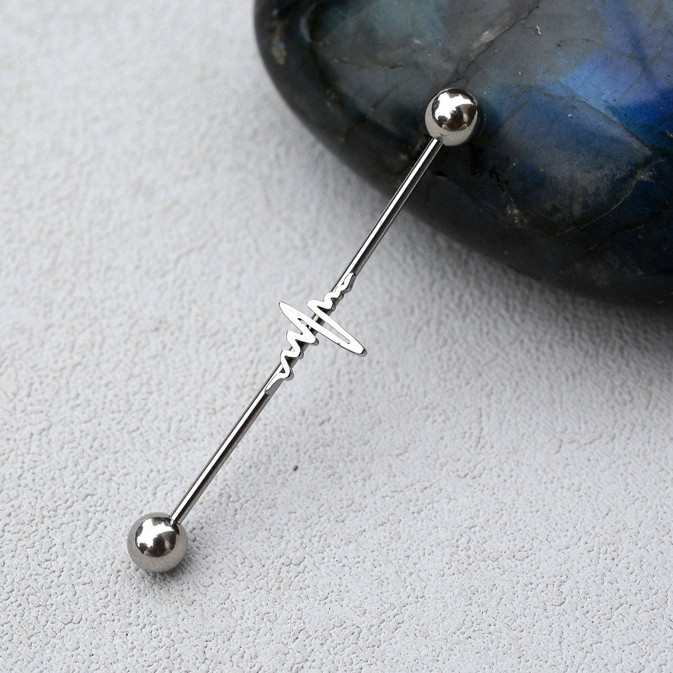 1PC 16G Stainless Steel Long I - đánh giá và giá Industrial Barbell Long
