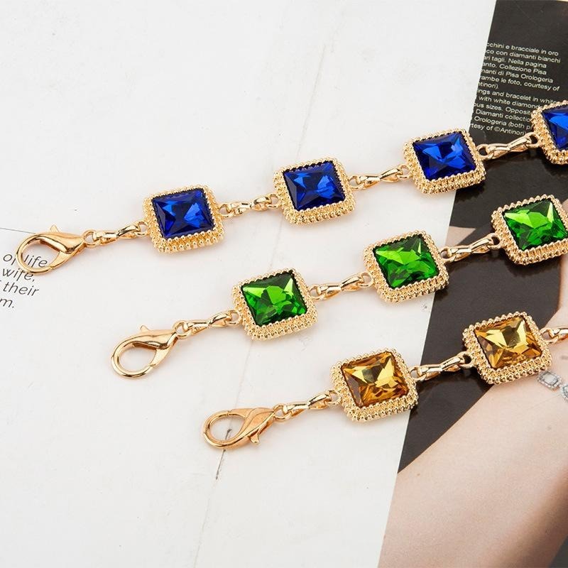 Retro Blue Green Yellow Diamon - đánh giá và giá Yellow Body Jewelry