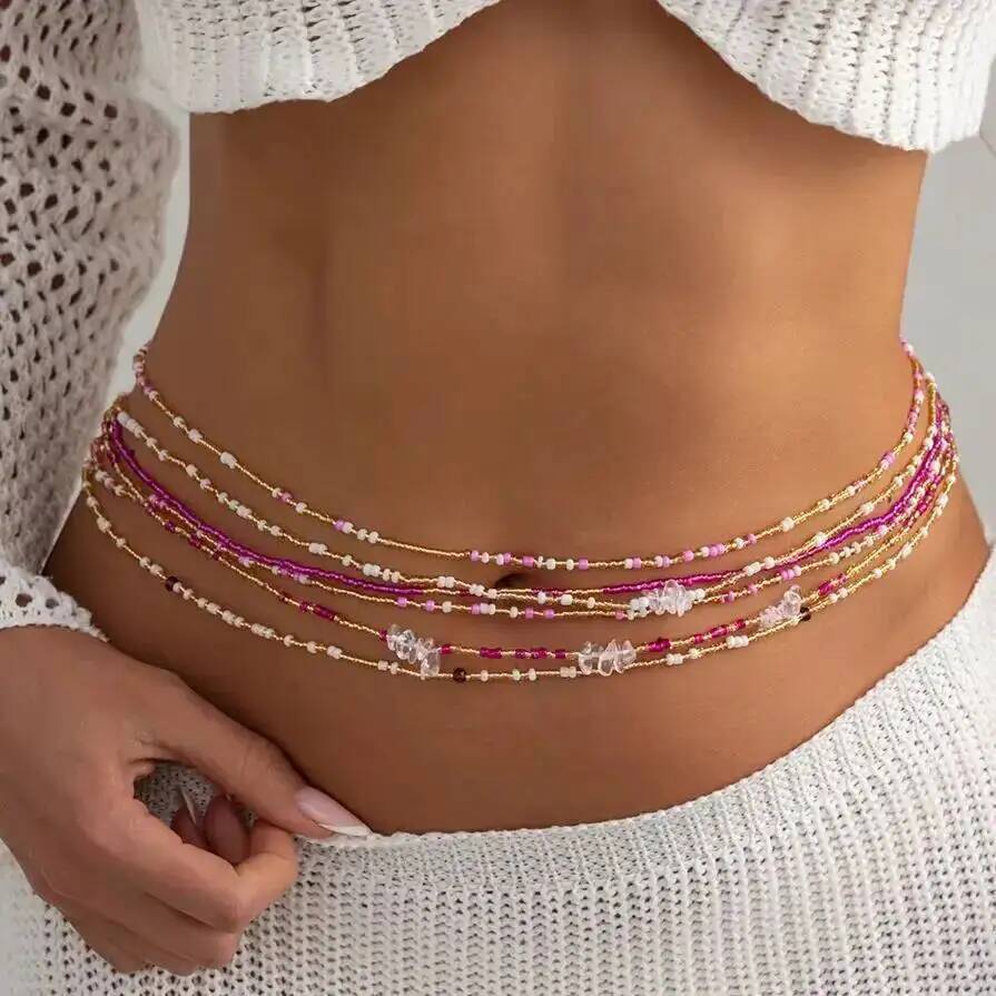 SHIXIN 6Pcs/Set Boho Colorful  - đánh giá và giá Body Chain Jewelry